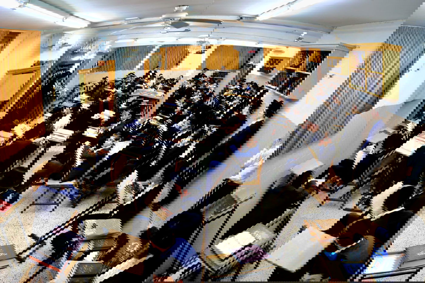 עצרת מספד בישיבת 'משך חכמה'