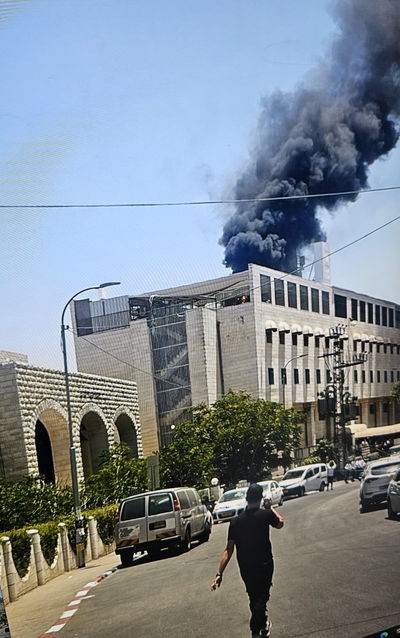 זירת השריפה