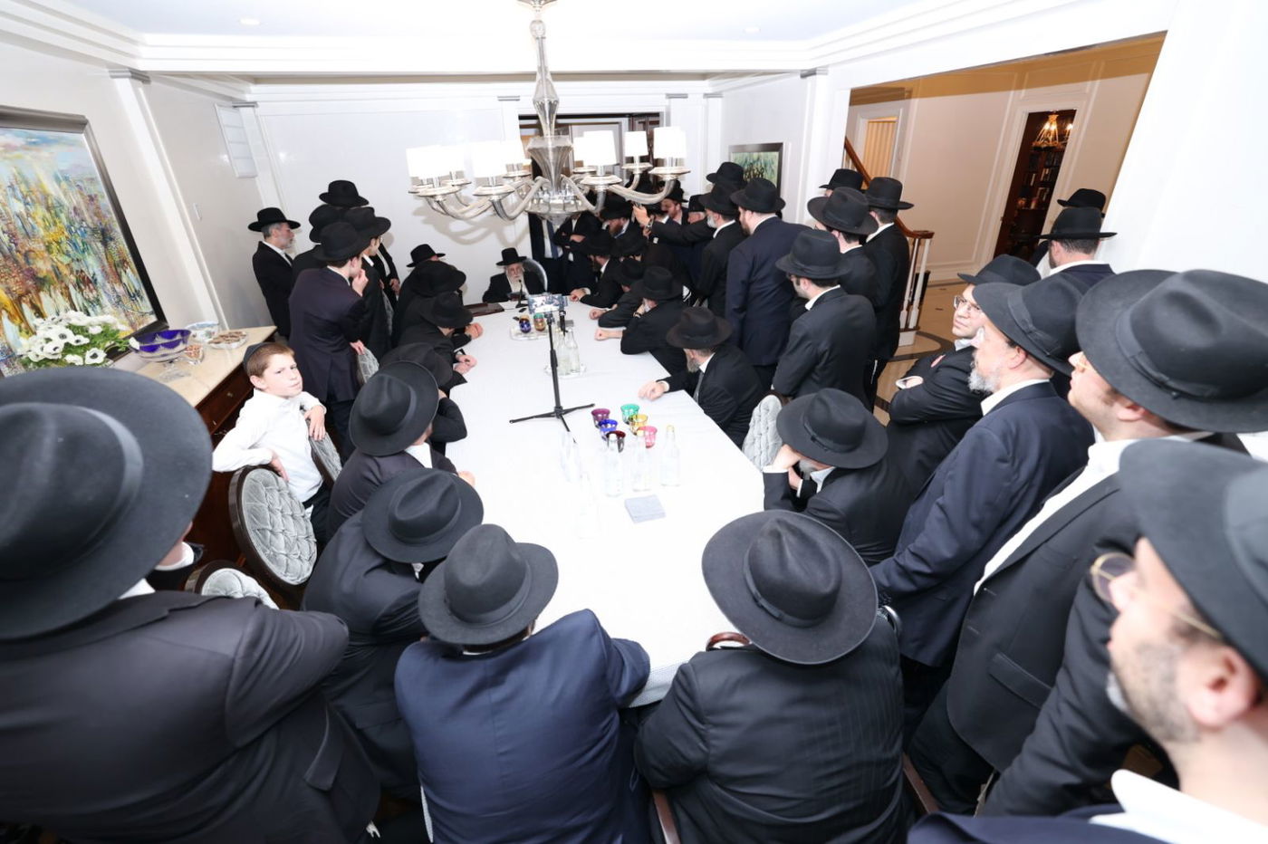 הגאון רבי עזריאל אויערבאך במסע לארה"ב