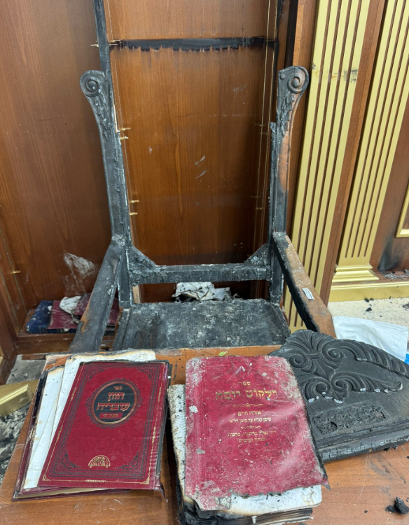 מקומו של הראש"ל לאחר הצהתה, הבוקר