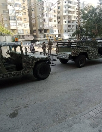 פעילות צבא לבנון בדאחייה