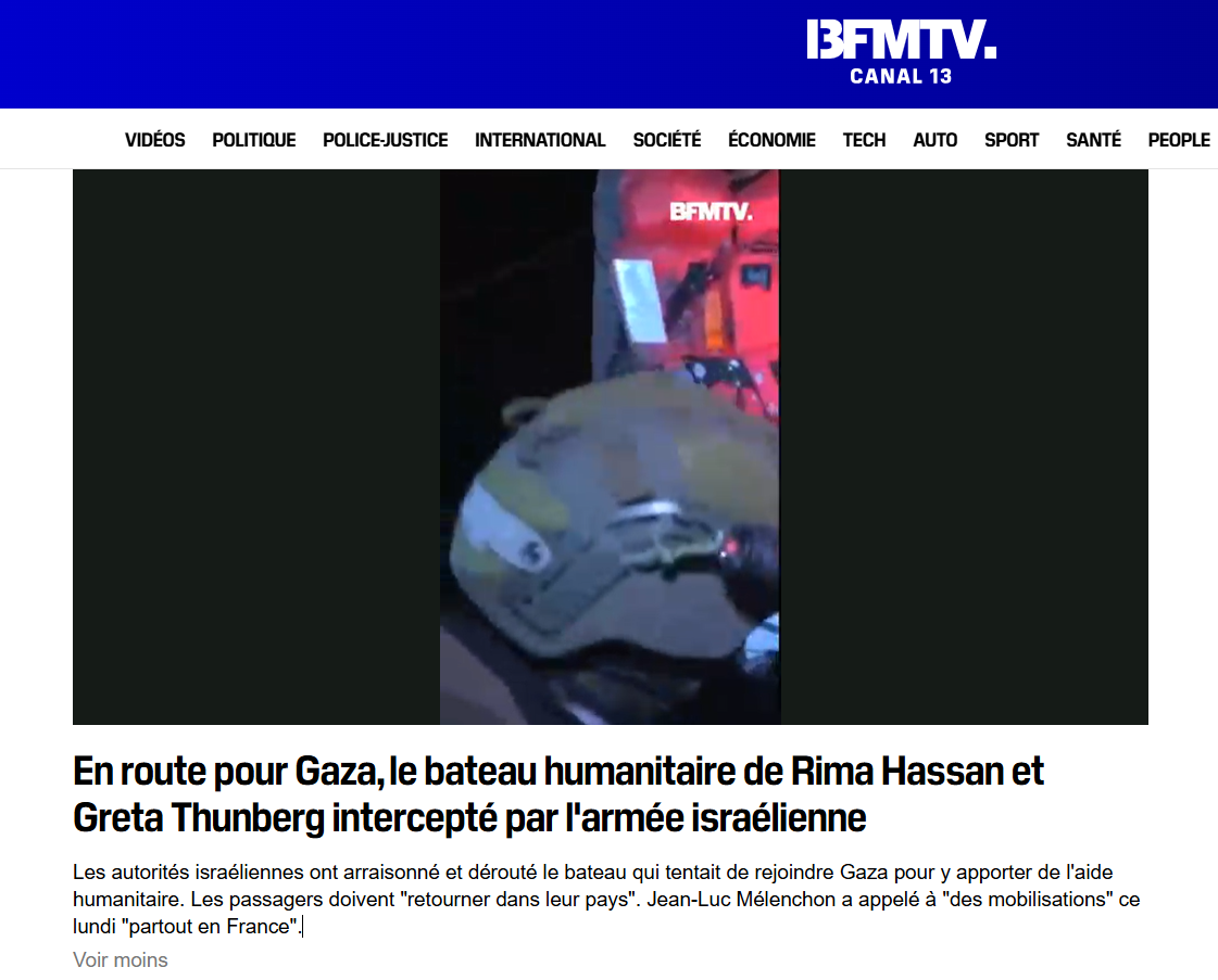 "חומר לבן מסתורי" ו"הסרטון האחרון": כך סיקרו בעולם את ההשתלטות הישראלית על המשט הפרו פלסטיני לרצועת עזה