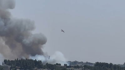 זירת השריפה