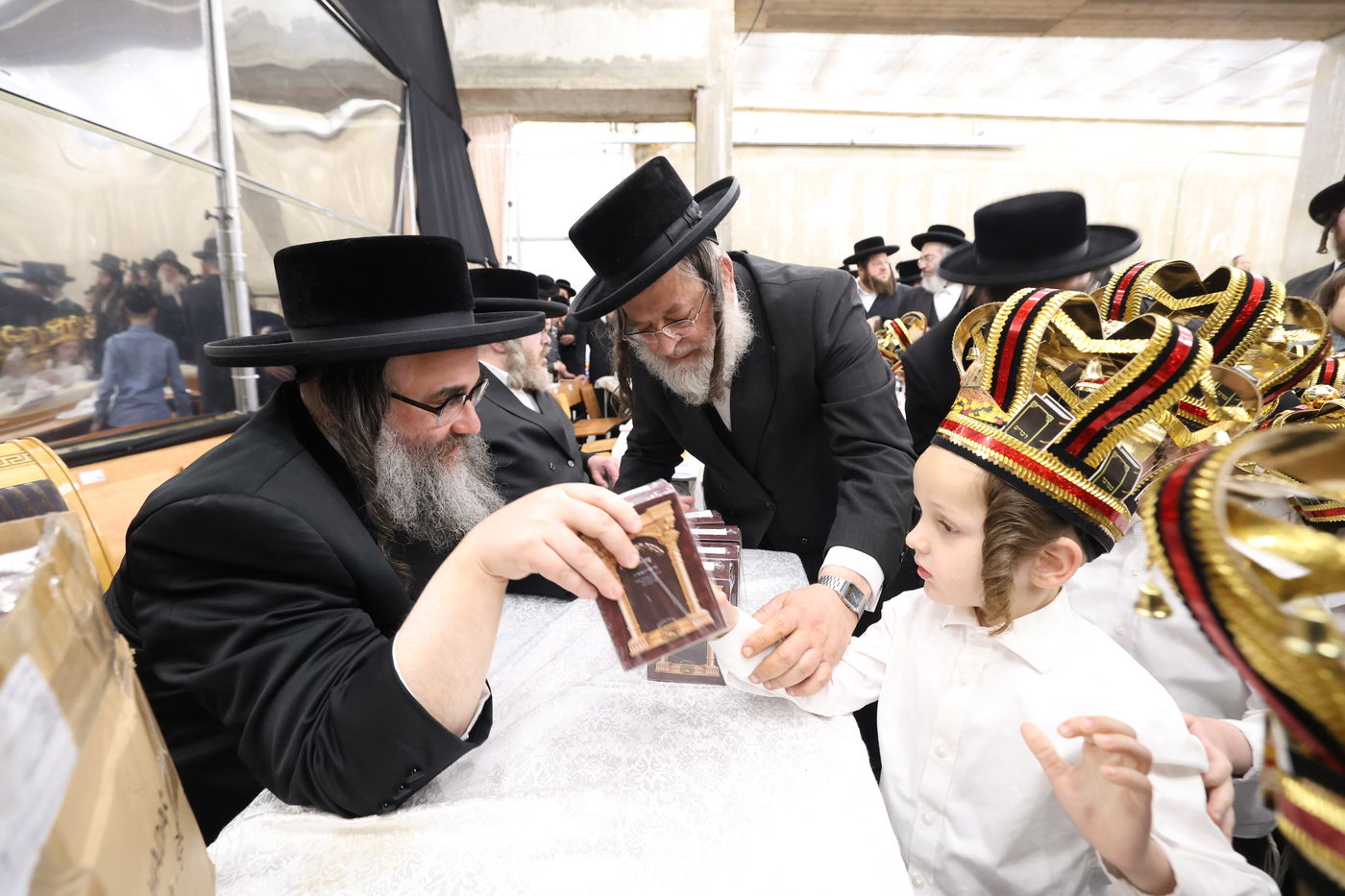 מסיבת חומש בתלמוד תורה סאטמר בירושלים