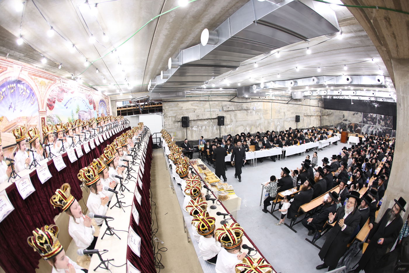 מסיבת חומש בתלמוד תורה סאטמר בירושלים