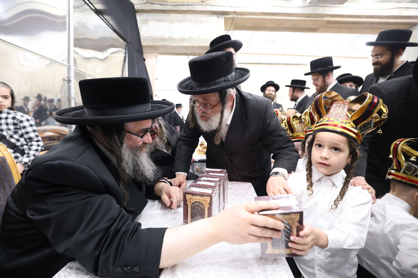 מסיבת חומש בתלמוד תורה סאטמר בירושלים