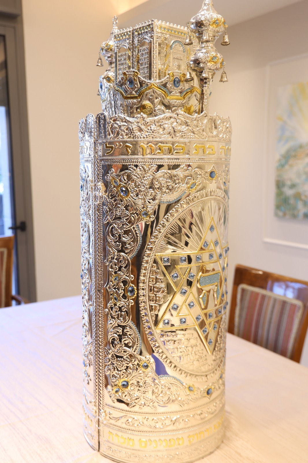 הכנסת ספר תורה לביהמ"ד 'מטה משה' בשכונת קאנטרי רמות