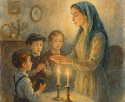 אשת חיל - נרות שבת