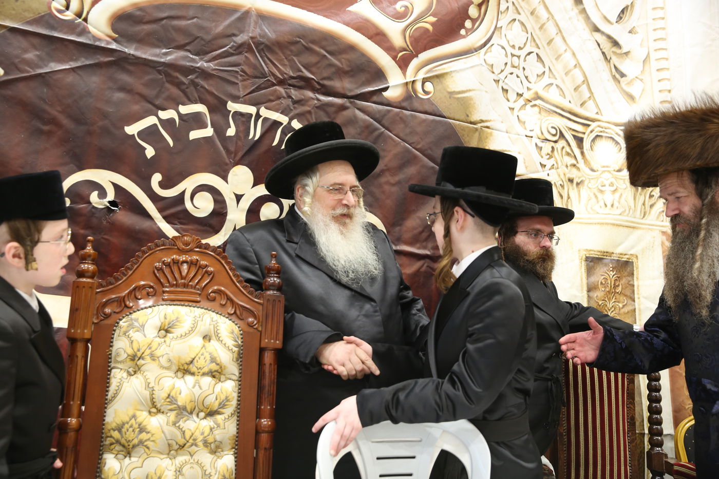 האדמו"ר מלינסק בשמחה