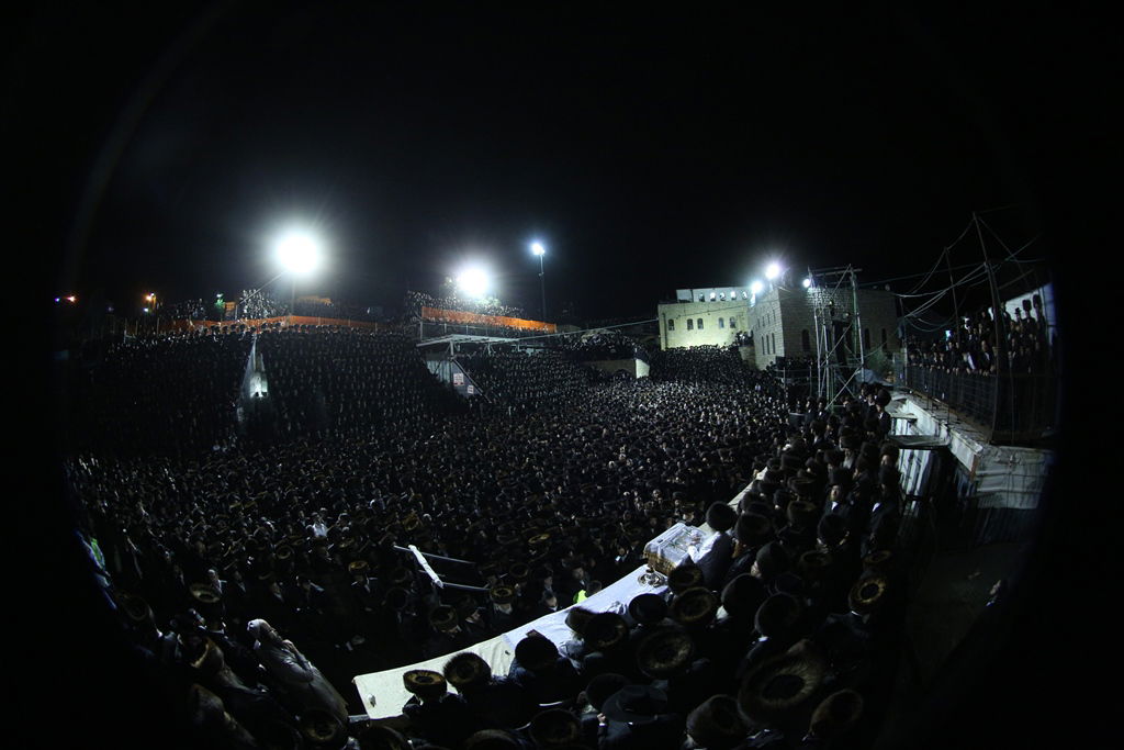האדמו"ר מסאטמר שבת פרשת פקודי תשע"ו במירון