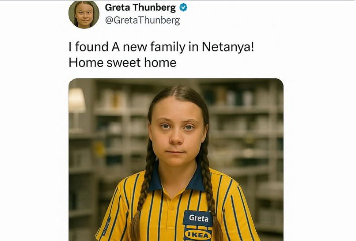 בואו לצחוק! מבחר ממים ותגובות משעשעות ברשת על גרטה והיאכטה 