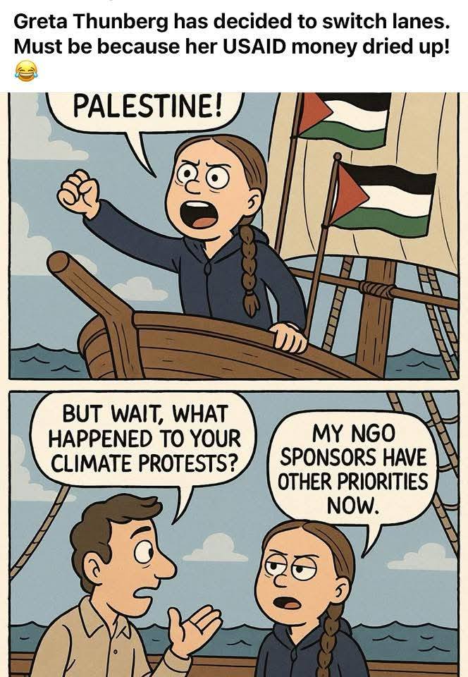 בואו לצחוק! מבחר ממים ותגובות משעשעות ברשת על גרטה והיאכטה 