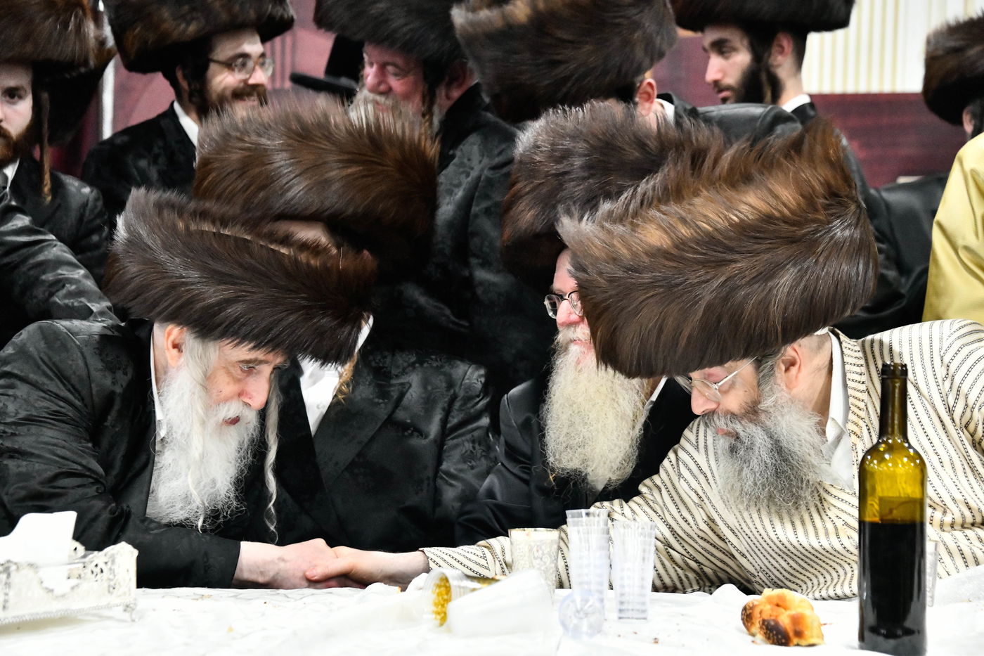 שמחת בית מכנובקא בעלזא - נחלת אהרן - בערגזאס