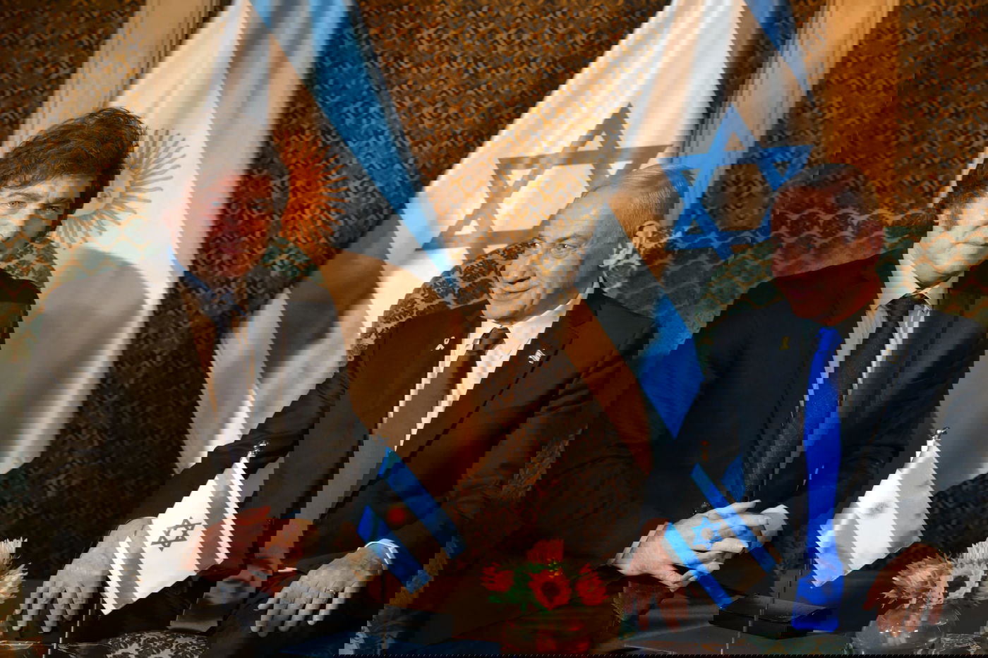 חאבייר מיילי יחד עם ראש הממשלה בנימין נתניהו