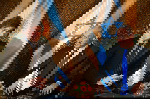 חאבייר מיילי יחד עם ראש הממשלה בנימין נתניהו