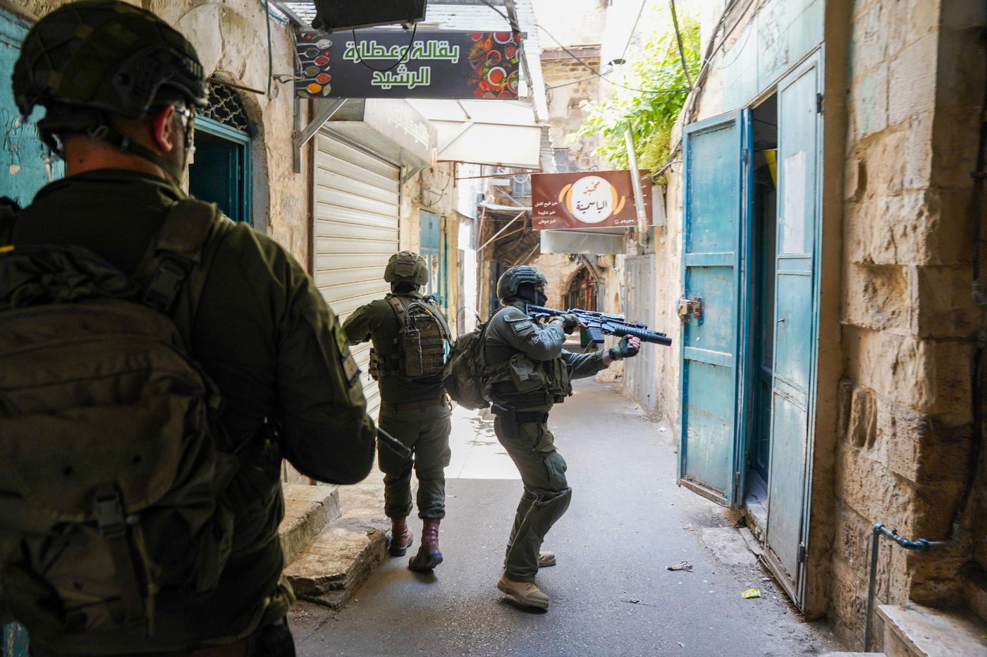 בתוך הקסבה בשכם