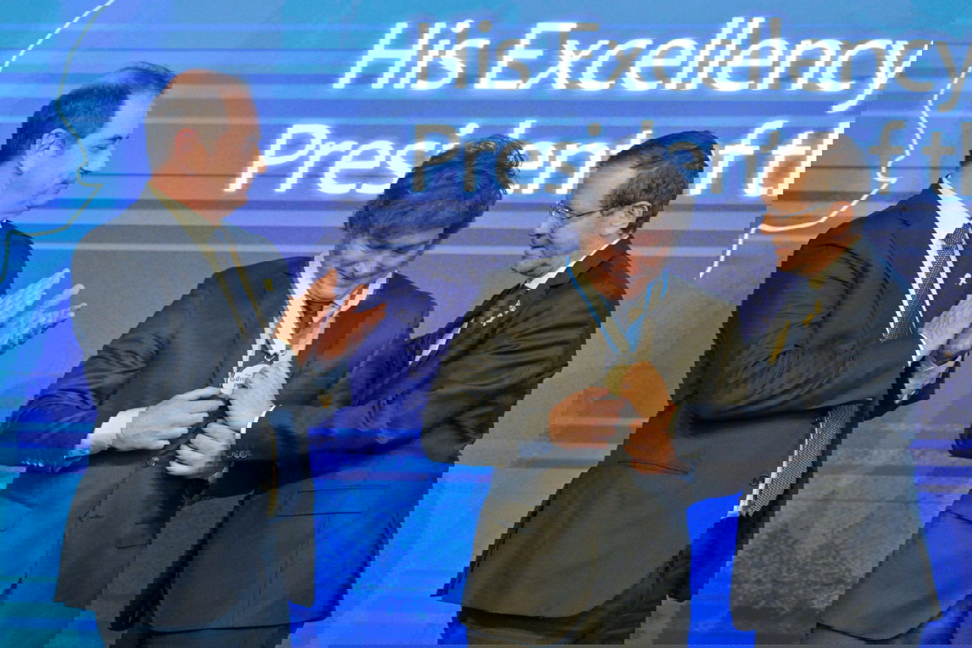 טקס חלוקת הפרס לנשיא ארגנטינה