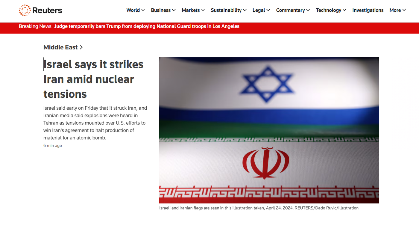 "חשש ממלחמה כוללת" | כותרות דרמטיות ברחבי העולם על פתיחת המלחמה עם איראן