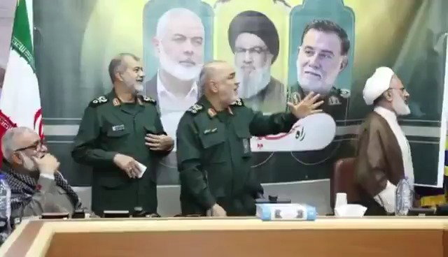 הסרטון מ-2024 רואים את המפקד מכריז על המתקפה נגד ישראל