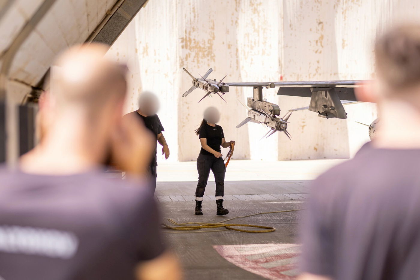 המראות מטוסי הקרב ליירוט הכטב״מים ששוגרו מאיראן