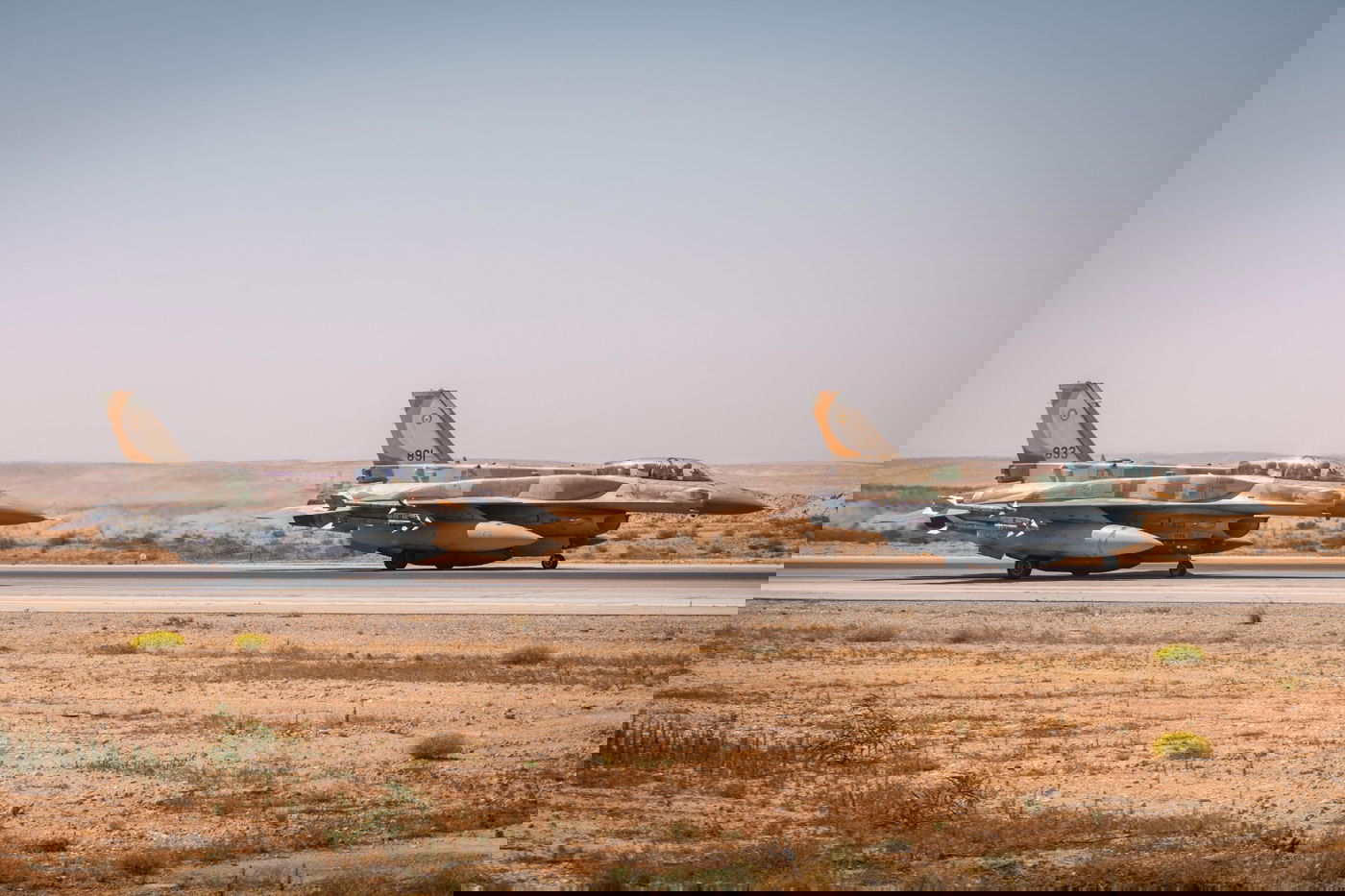 המראות מטוסי הקרב ליירוט הכטב״מים ששוגרו מאיראן