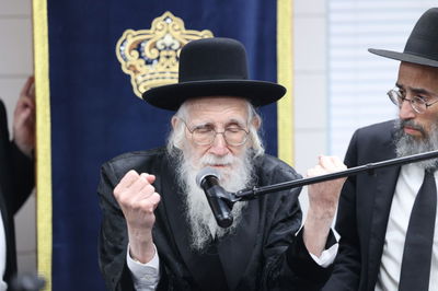 הגר"ע אויערבאך בביקור בארה"ב