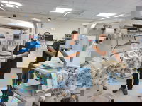 מורידים ציוד למתחם התת קרקעי במרכז הרפואי לגליל