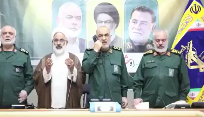 חוסיין סלמי מכריז על המתקפה ב-2024