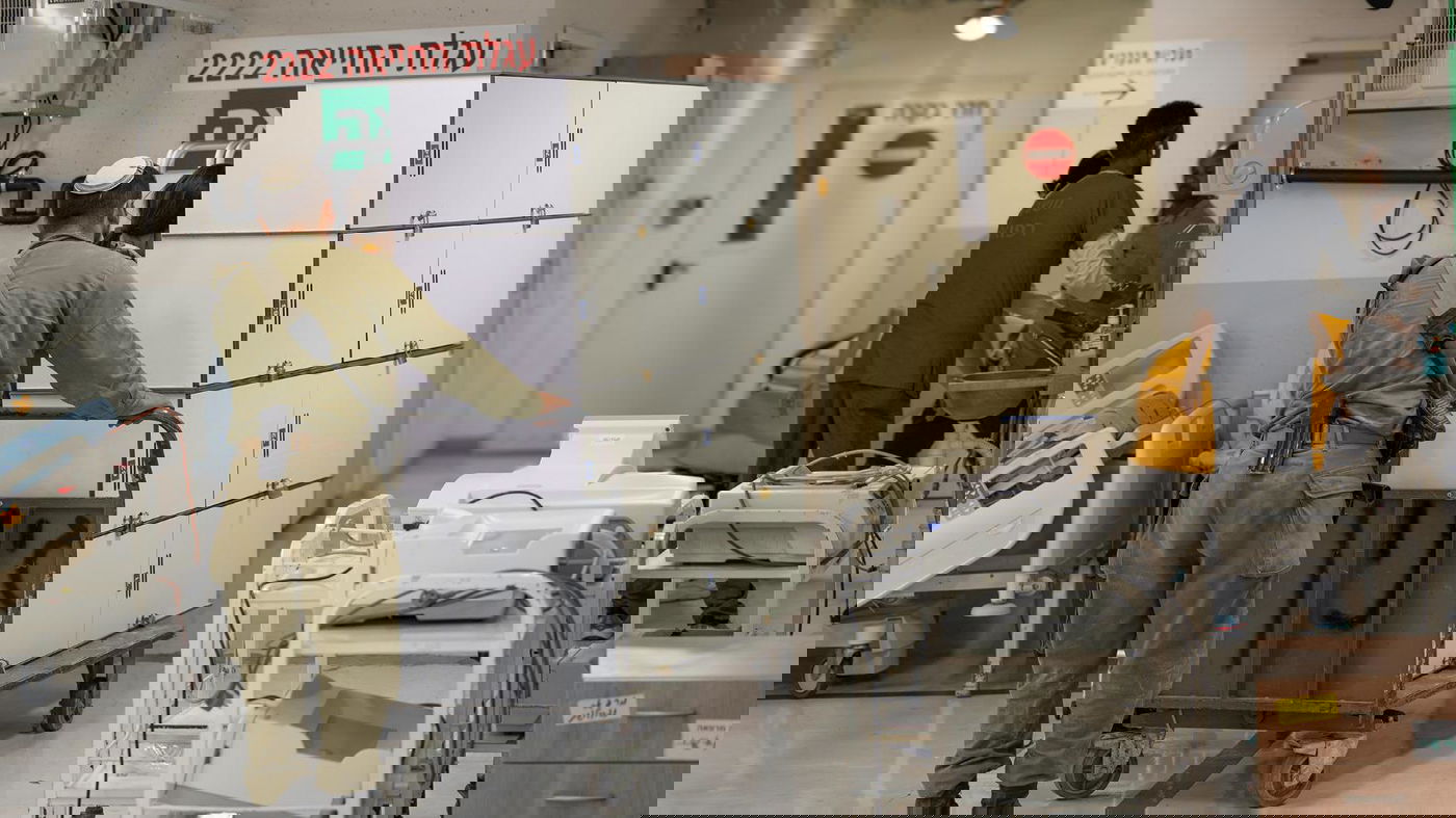 ההערכות למתכונת חירום בבית החולים איכילוב