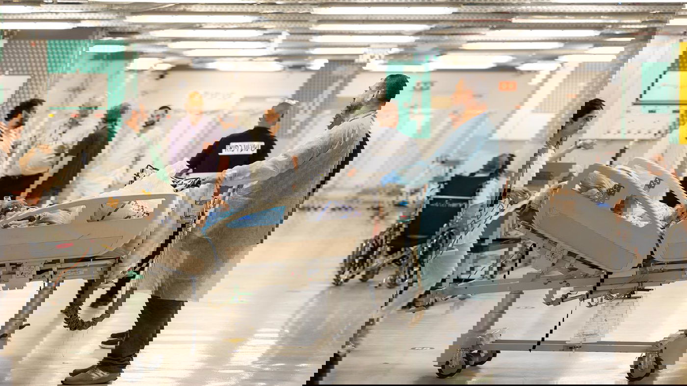 ההערכות למתכונת חירום בבית החולים איכילוב