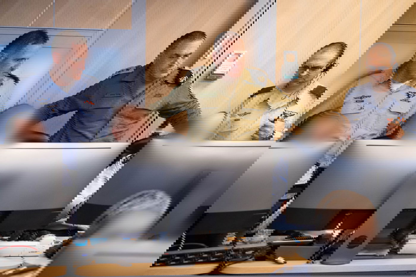 הרמטכ"ל עם לוחמי חיל האוויר