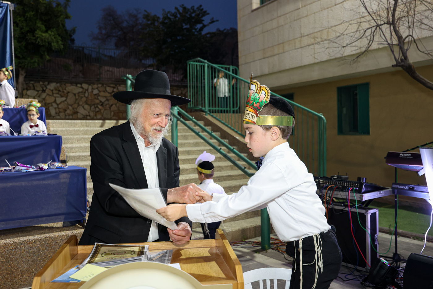  סיום ספר בראשית בתלמוד תורה 'תשב"ר הרב' ברכסים