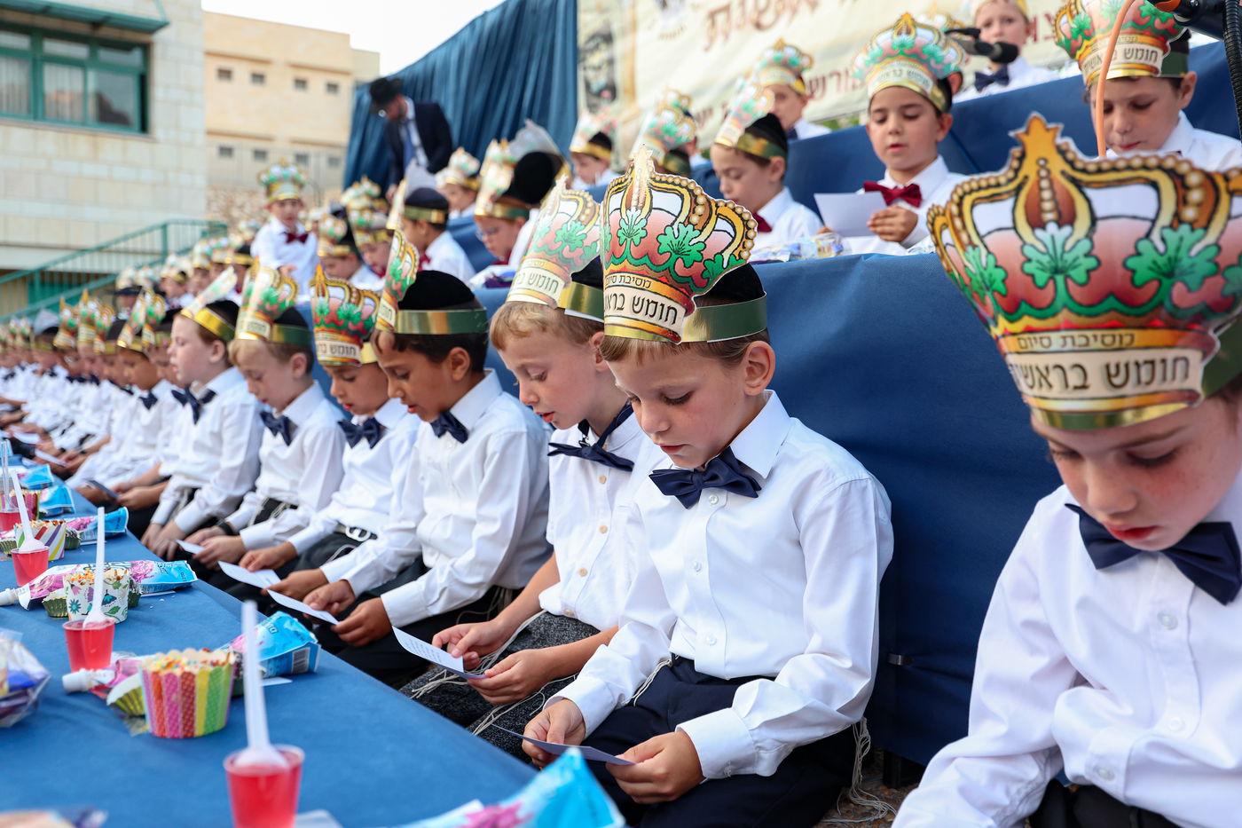  סיום ספר בראשית בתלמוד תורה 'תשב"ר הרב' ברכסים