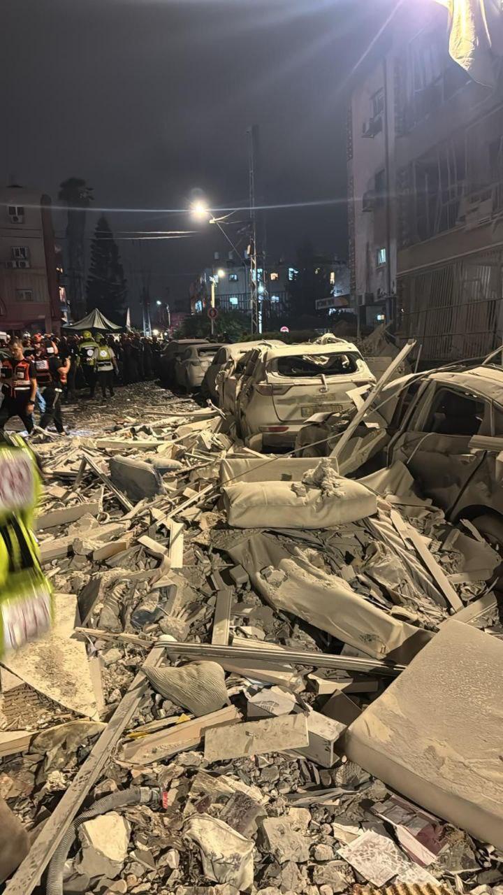 המתקפה מאיראן - תיעוד מהזירה בבת ים