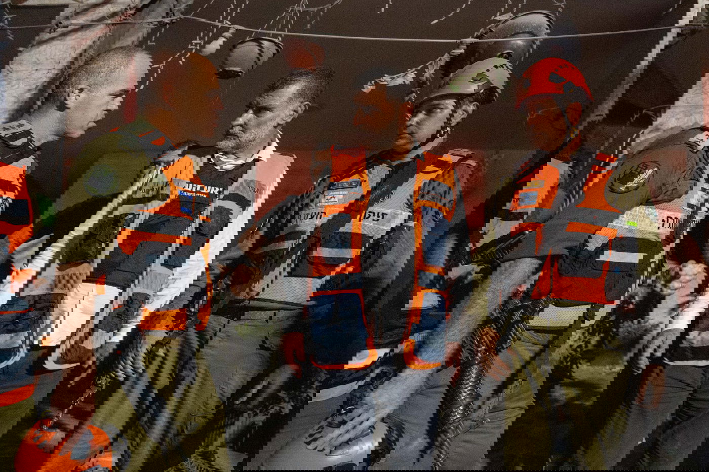 כוחות פיקוד העורף בזירת הנפילה בטמרה