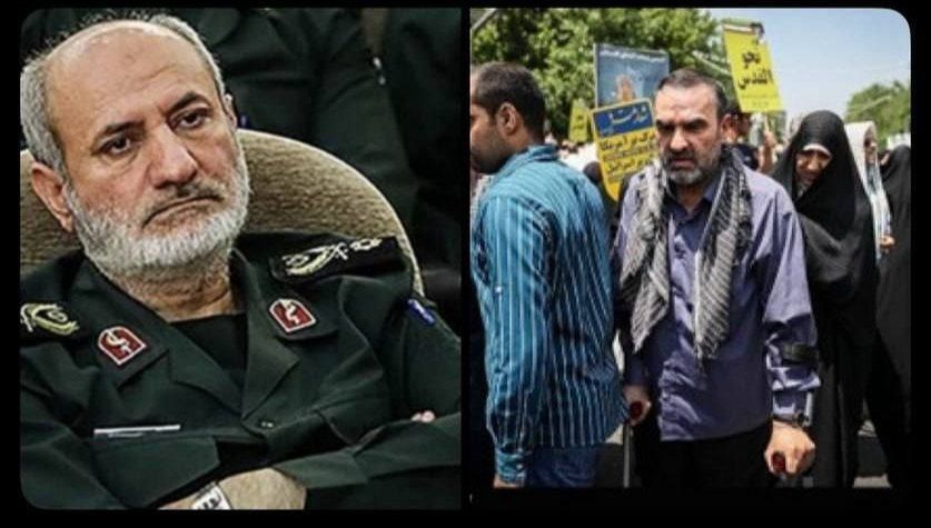 ראש המודיעין האיראני שחוסל (מימין) וסגנו