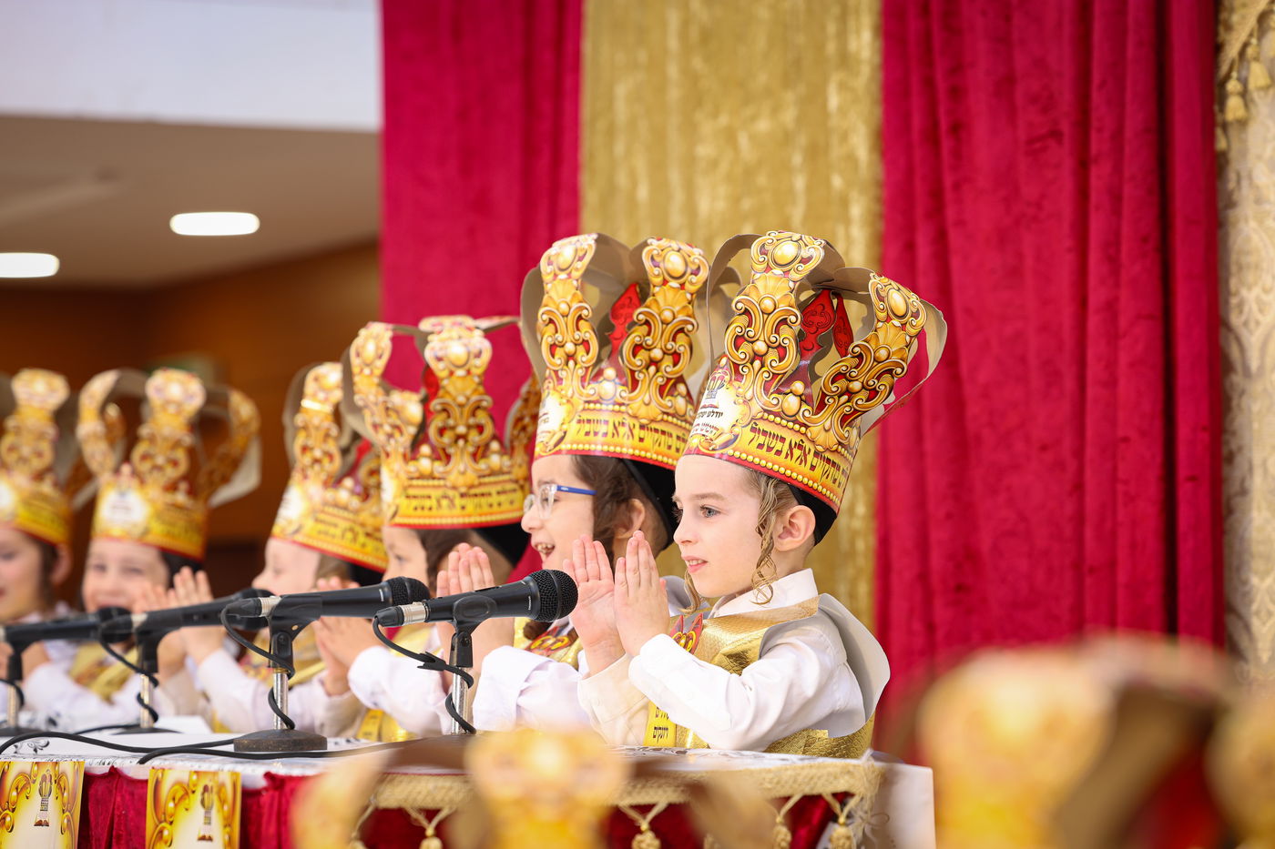 מסיבת חומש בתלמוד תורה נדבורנה