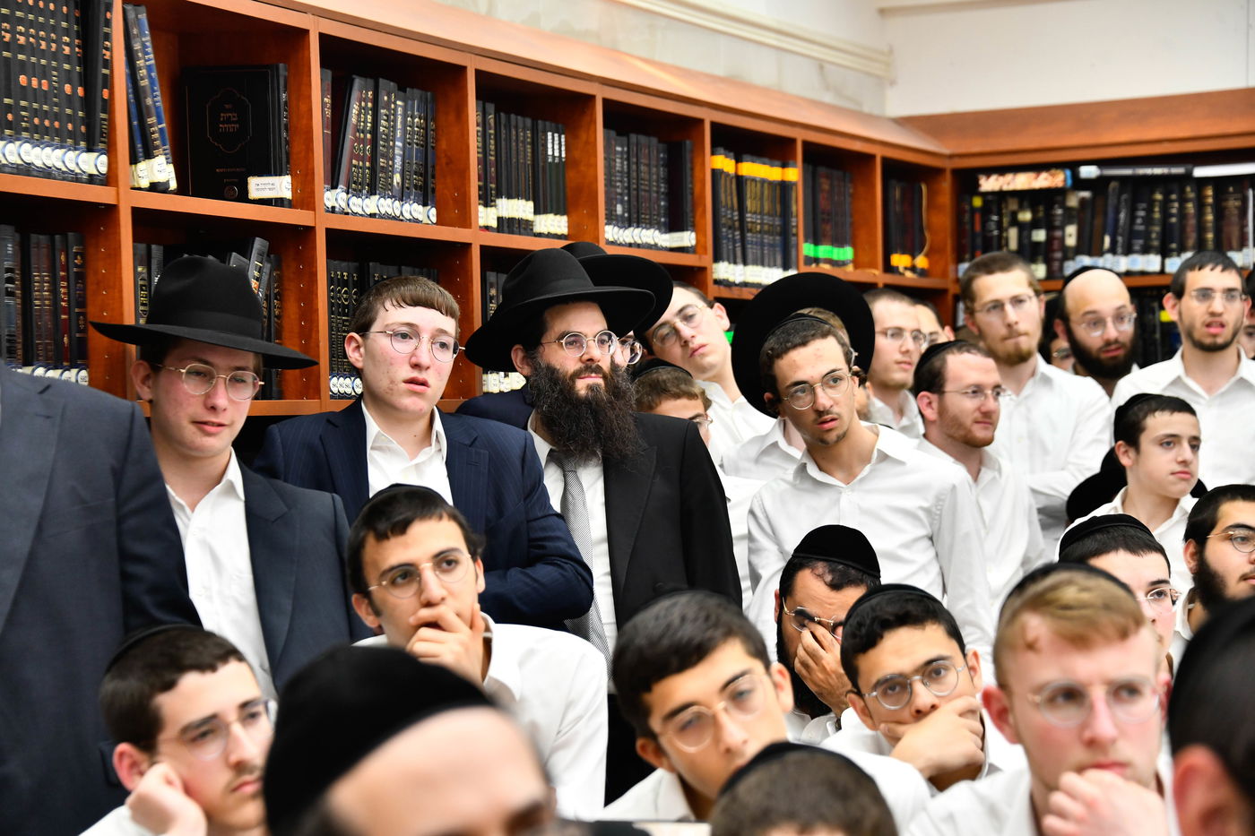 הגאון רבי ישראל בונים שרייבר בשיחה בבית השם