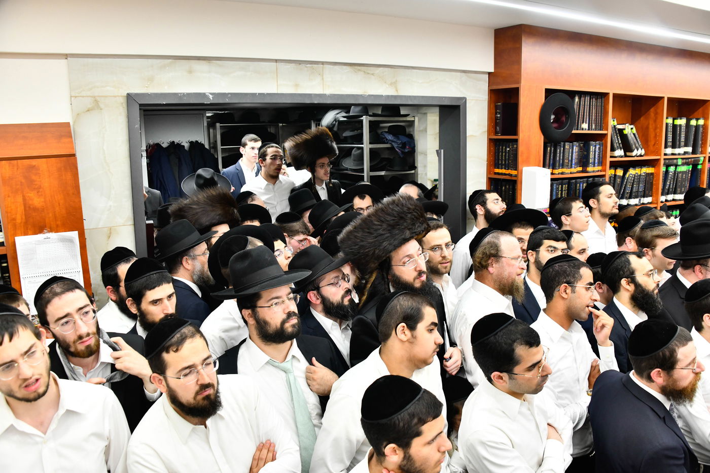 הגאון רבי ישראל בונים שרייבר בשיחה בבית השם