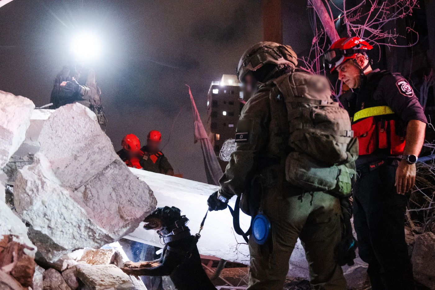 כוחות פיקוד העורף בזירה בבת ים