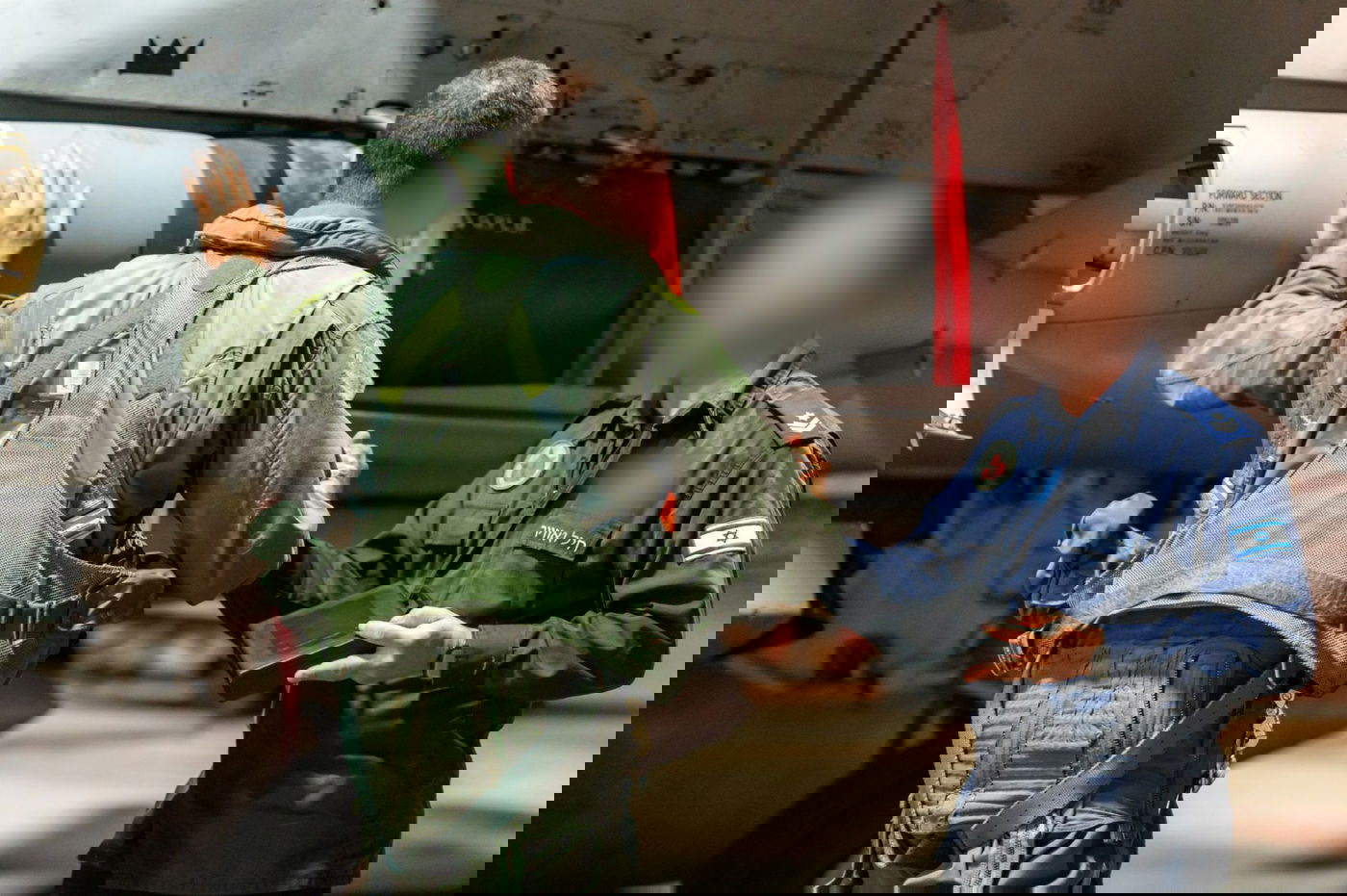 המראת מטוסי הקרב של חיל האוויר לקראת התקיפות