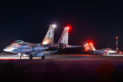 המראת מטוסי הקרב של חיל האוויר לקראת התקיפות