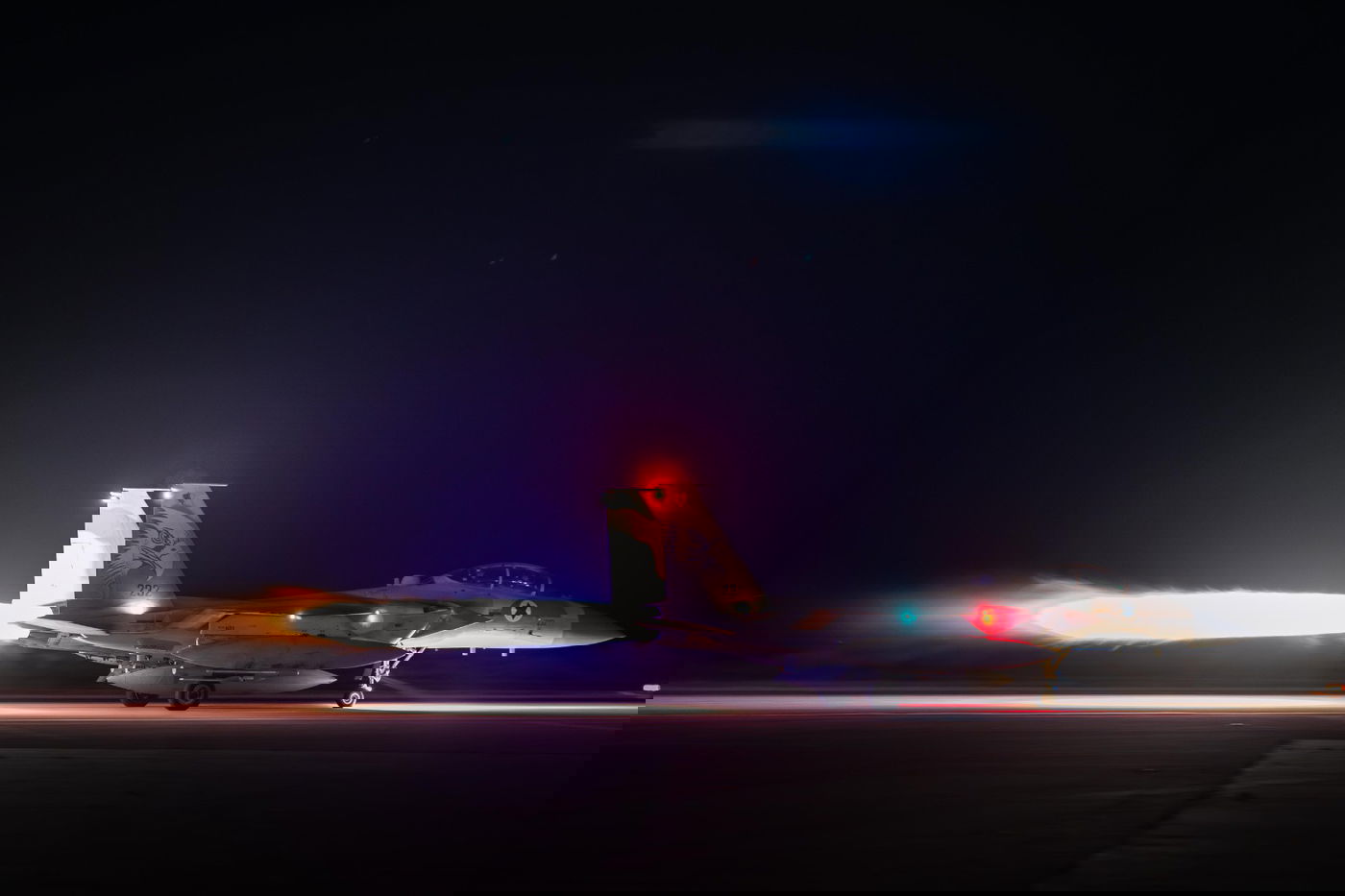 המראת מטוסי הקרב של חיל האוויר לקראת התקיפות