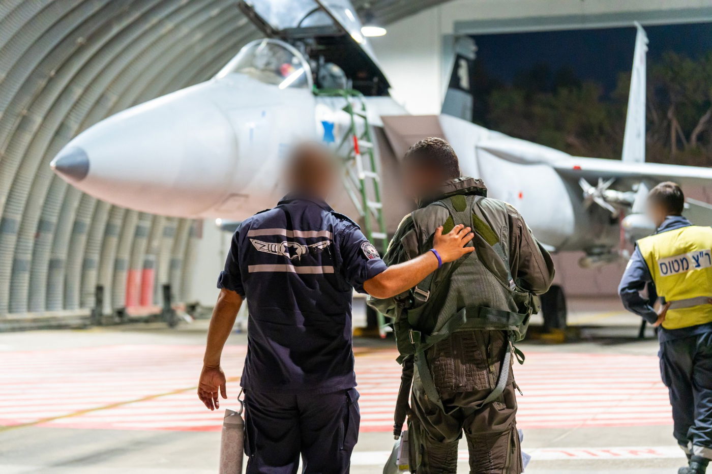 המראת מטוסי הקרב של חיל האוויר לקראת התקיפות