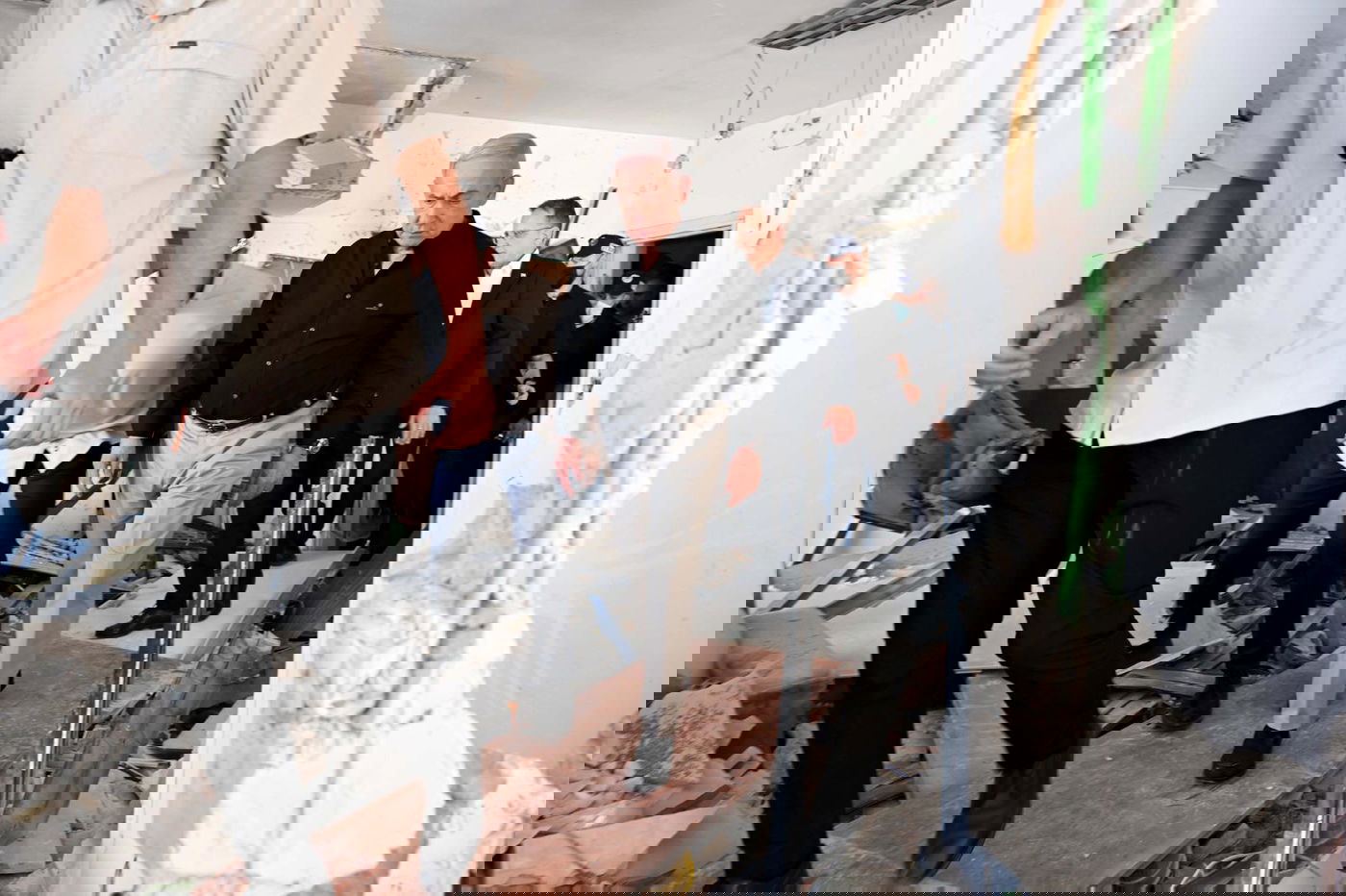 נתניהו בזירת הנפילה