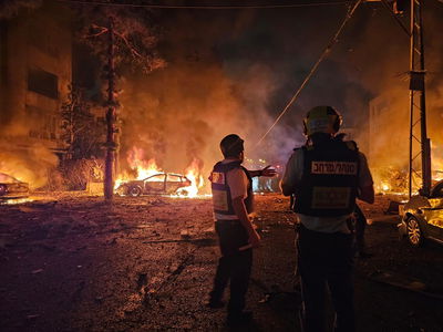 תיעוד מזירת הנפילה הערב