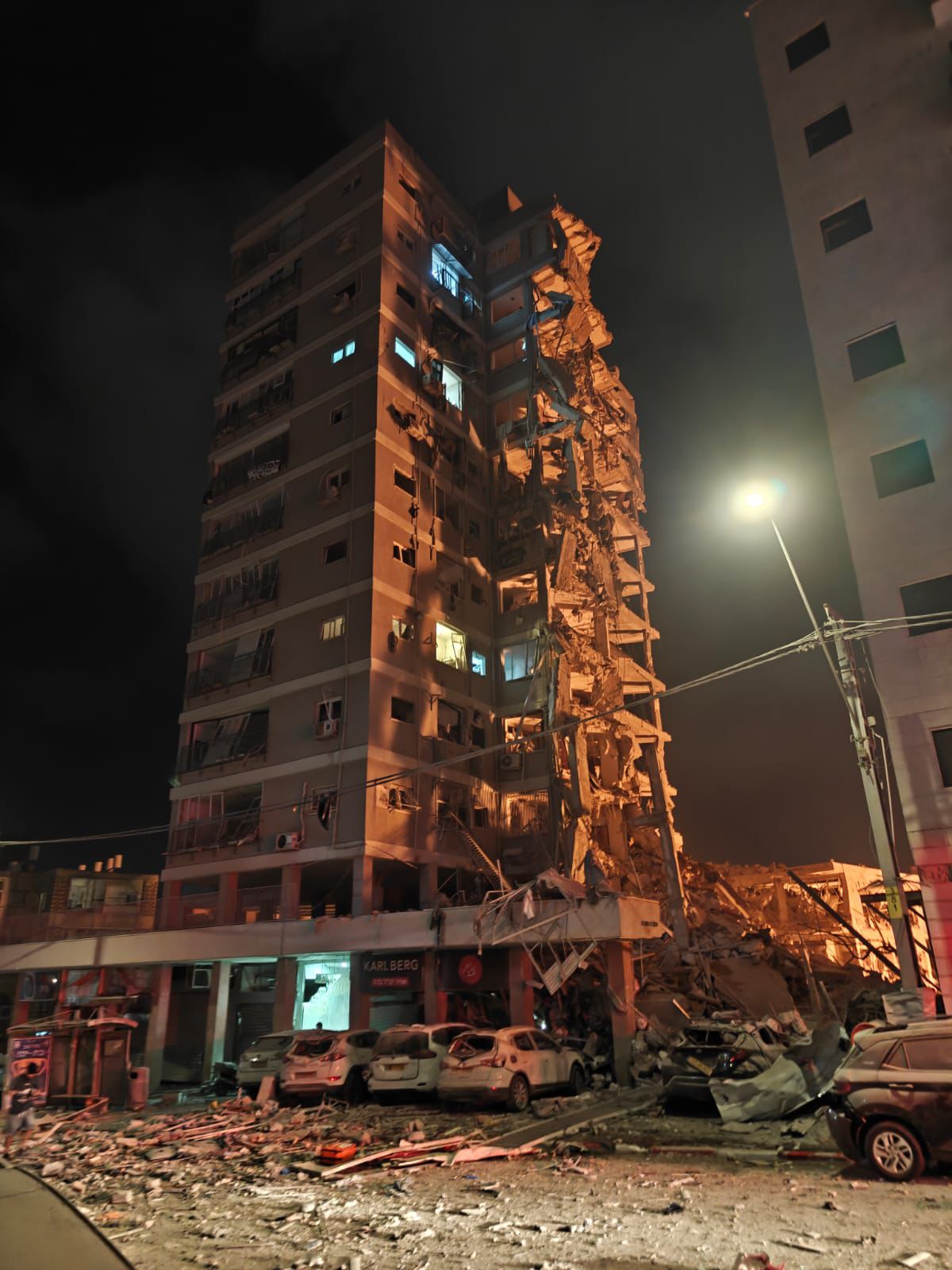 תיעוד מזירת הנפילה