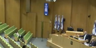 החשש מאיומי הטילים מאיראן | מליאת הכנסת התכנסה באודיטוריום המוגן