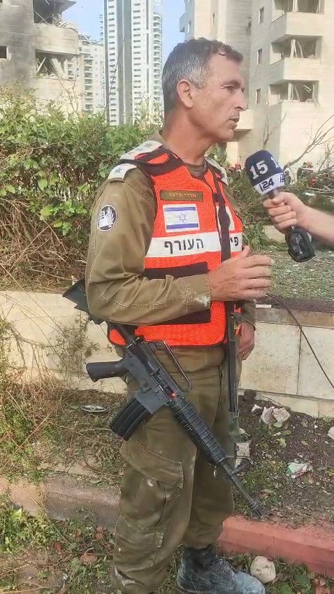 עדכון פיקוד העורף מזירת הנפילה בפתח תקווה