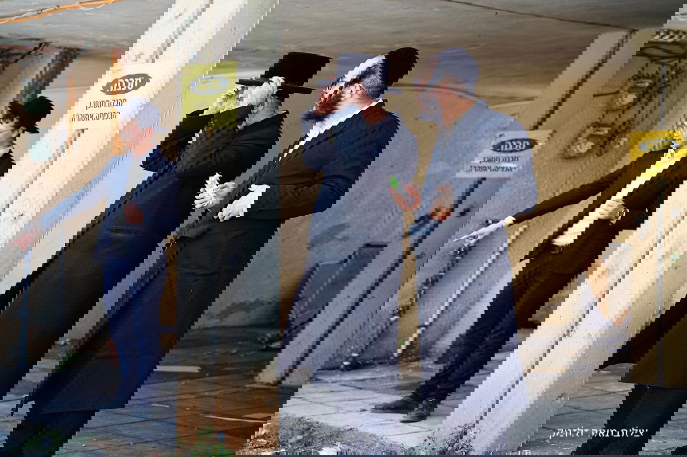 ההרס בזירת הנפילה בבני ברק